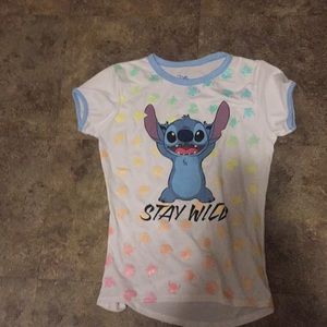 Stitch shirt that says stay wild